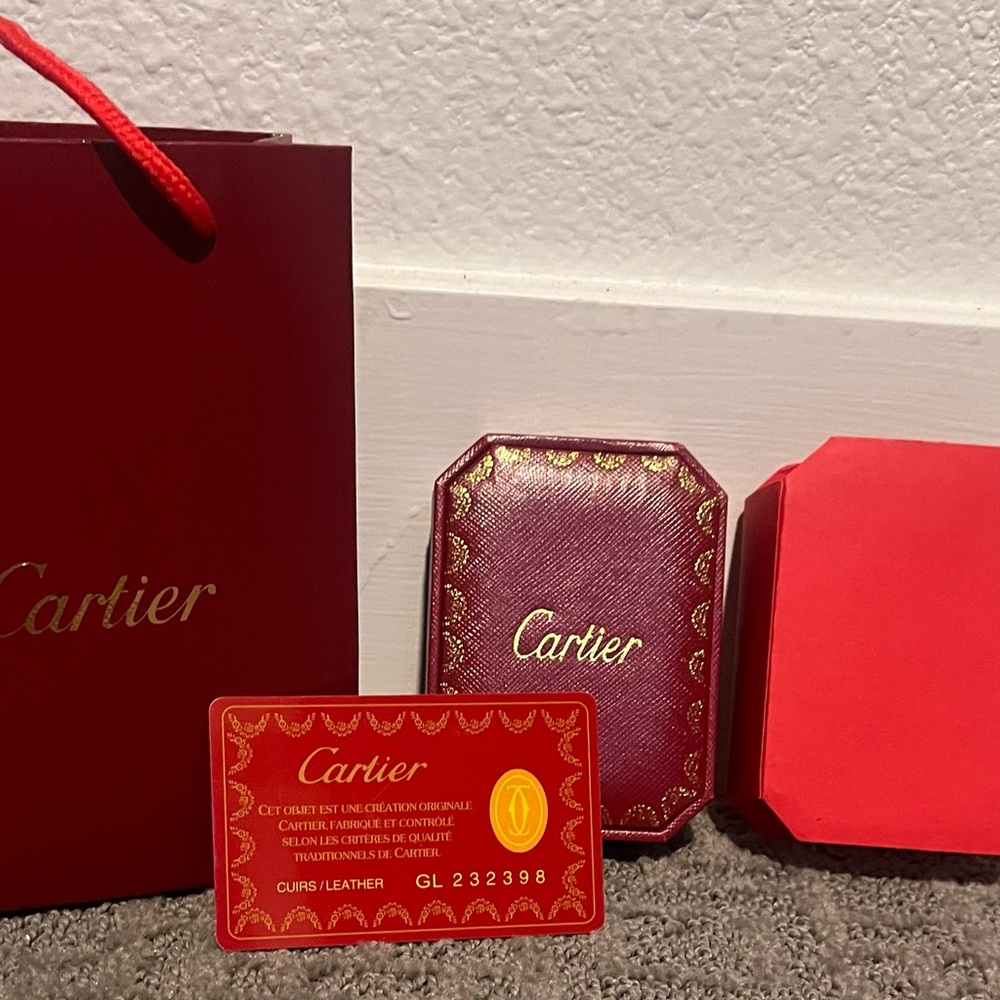 Cartier Red Jewelry Box Set